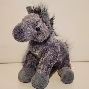 9” Ganz Webkinz Grey Arabian Horse Plush Stuffed Animal